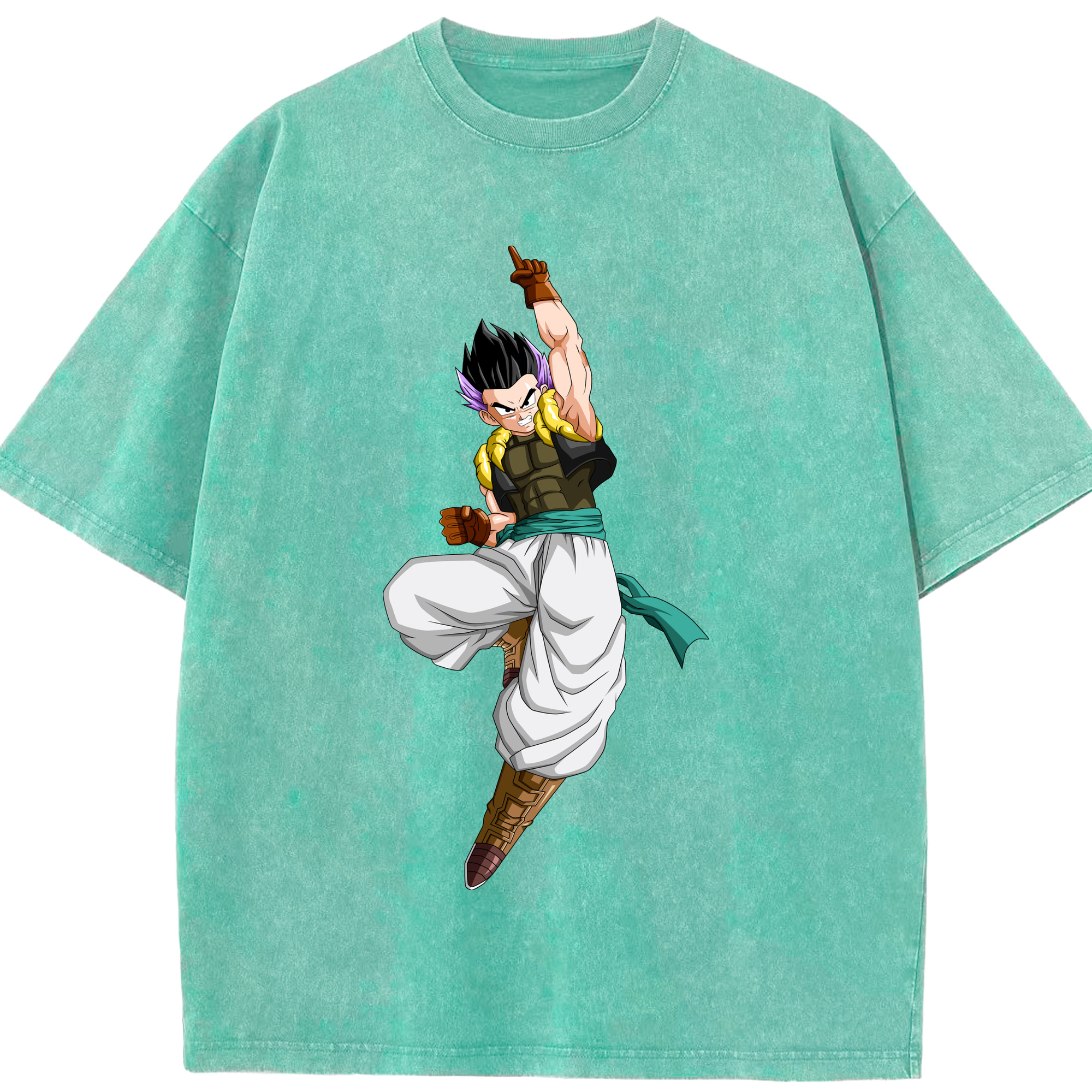 （画像用） ドラゴンボール 孫 悟飯（そんごはん）DRAGON BALL Son Gohan 綿100% ヴィンテージ風 半袖Tシャツ（フロントプリント）